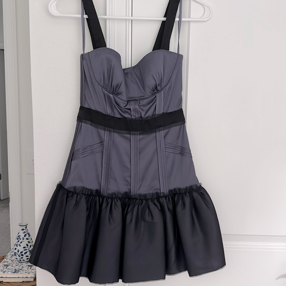 BCBG corset mini dress